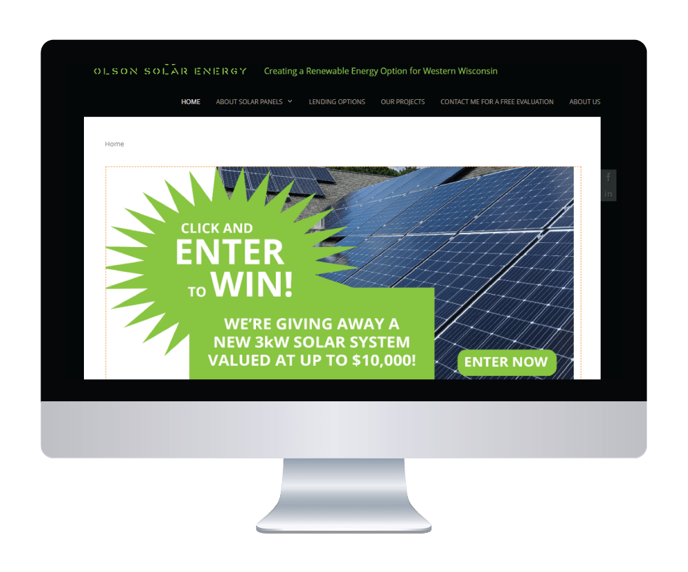 Olson Solar Energy Homepage